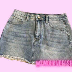 Denim skirt